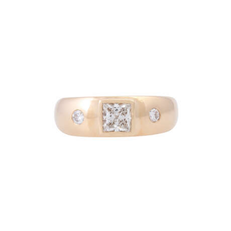 Ring with princess cut diamond ca. 0,5 ct - Foto 2