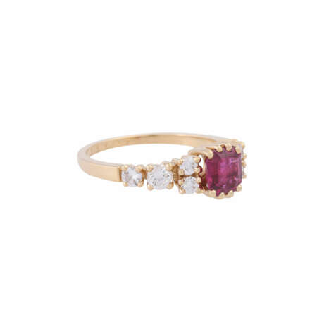 Ring with ruby ca. 1,1 ct - photo 1