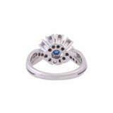 LAUDIER ring with sapphire and diamonds - photo 4