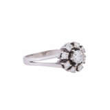 Ring with diamonds total ca. 0,75 ct, - Foto 1