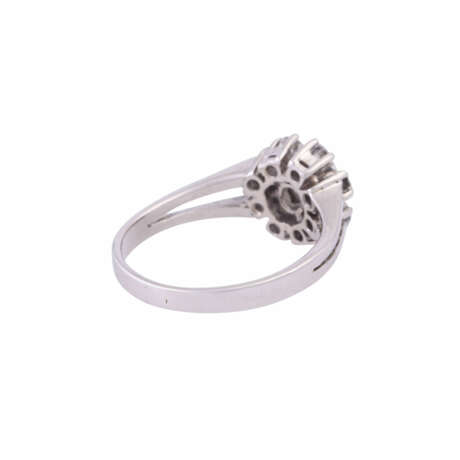 Ring with diamonds total ca. 0,75 ct, - Foto 3