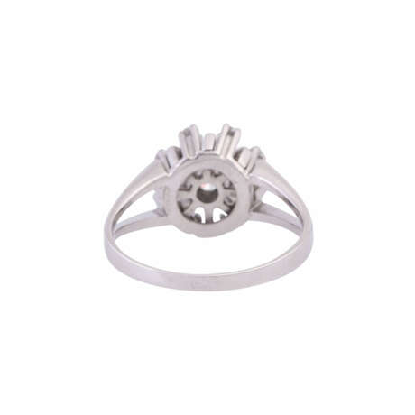 Ring with diamonds total ca. 0,50 ct, - Foto 4