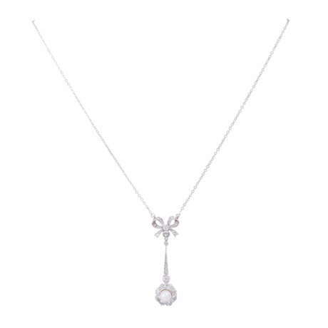 Belle Époque necklace with diamonds - photo 1