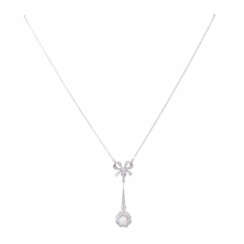 Belle Époque necklace with diamonds