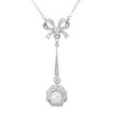 Belle Époque necklace with diamonds - Foto 2