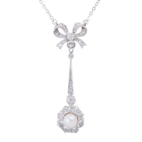 Belle Époque necklace with diamonds - photo 2