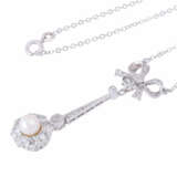 Belle Époque necklace with diamonds - Foto 4