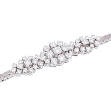 Bracelet with diamonds total ca. 2,6 ct, - Foto 4