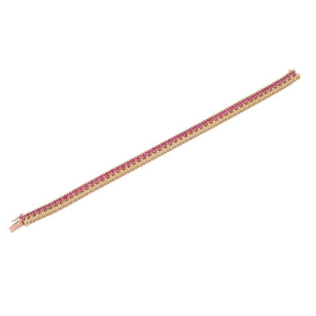 Bracelet with rubies total ca. 5 ct, - photo 3
