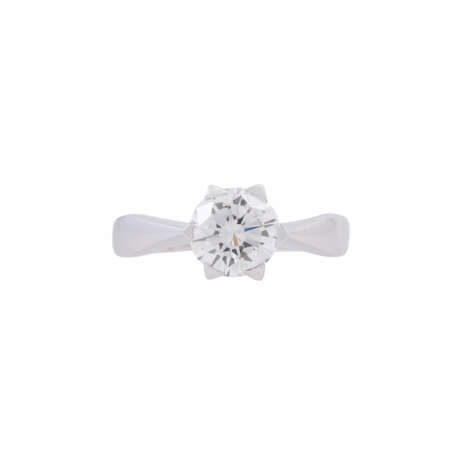 Ring with solitaire brilliant 1.37 ct, - Foto 2