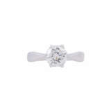 Ring with solitaire brilliant 1.37 ct, - photo 2
