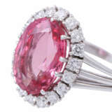 Ring with pink spinel ca. 4 ct - фото 5