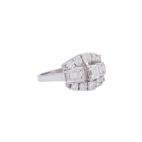 Ring with diamonds total approx. 1.4 ct, - photo 1