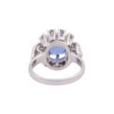 Ring with sapphire approx. 3 ct, - фото 4