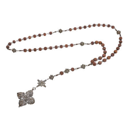 Convolute of 2 filigree rosaries, - фото 2