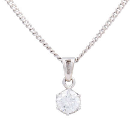 Solitaire pendant with diamond of approx. 0.75 ct, - Foto 2