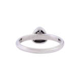 Solitaire ring with diamond of ca. 0,33 ct (engraved), - Foto 4