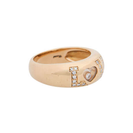 CHOPARD Ring "LOVE" with diamonds total approx. 0.3 ct, - Foto 1