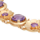 Bracelet "Blossoms" with amethysts, - фото 4