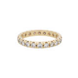 Memo ring set all around with 22 diamonds total ca. 1,5 ct, - фото 1