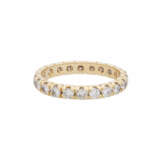 Memo ring set all around with 22 diamonds total ca. 1,5 ct, - фото 3