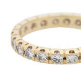 Memo ring set all around with 22 diamonds total ca. 1,5 ct, - фото 4