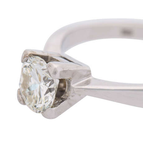 Solitaire ring with diamond of approx. 0.85 ct, - photo 4