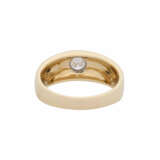 Solitaire ring with diamond of ca. 0,5 ct (hallmarked), - фото 3