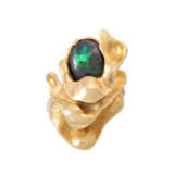 EHINGER SCHWARZ ring with green boulder opal - photo 2