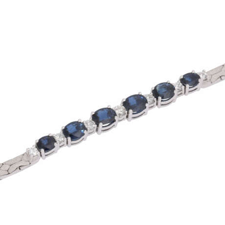 Bracelet with sapphires and diamonds - photo 4