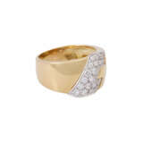 Ring with diamonds total ca. 0,50 ct, - photo 1