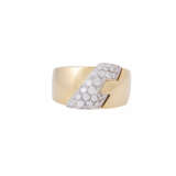 Ring with diamonds total ca. 0,50 ct, - photo 2