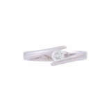Ring with solitaire diamond of approx. 0.20 ct, - photo 2