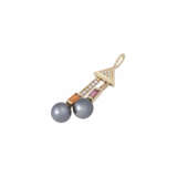 Pendant with pearls and gemstones, - photo 4