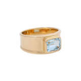 Ring with blue topaz - photo 1