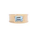 Ring with blue topaz - photo 2