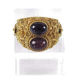 RING MIT RUBIN+SAPHIR-CABOCHON - photo 1