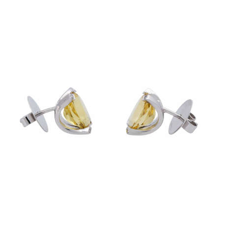 VICTOR MAYER pair of stud earrings with gold beryls - Foto 2