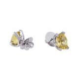 VICTOR MAYER pair of stud earrings with gold beryls - Foto 3