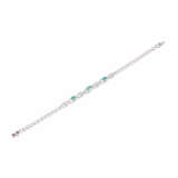 Bracelet with emeralds and diamonds - photo 3