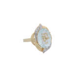 Ring with aquamarine ca. 3,8 ct - photo 1