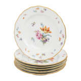 MEISSEN, extensive dinner service for 6 persons "Bouquet of flowers, scattered flowers and insect decor" 1860-1924 - Foto 3