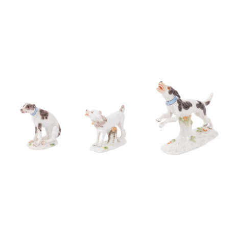 MEISSEN "Convolute 3 miniature animal figures" 20.c. - фото 2