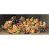 FOURNIER (XIX-XX) "Fruits arranged on table". - photo 1