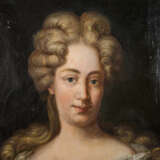Painter of the 18th century "Portrait of a noble lady in ermine coat". - photo 3