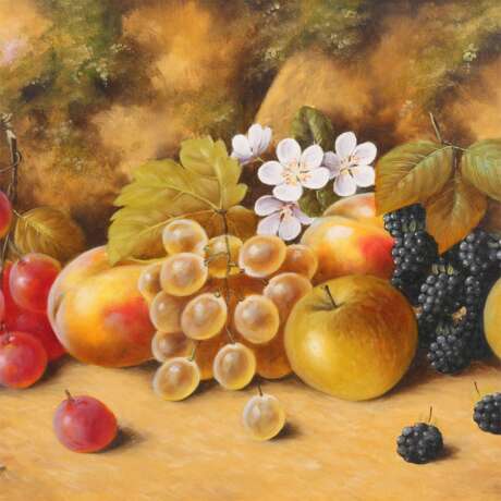SMITH, JOHN F. (1934) 'Still life of fruit with grapes, apples and blackberries'. - Foto 4