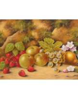 SMITH, JOHN F. (1934) 'Still life of fruit with pear, apples, grapes and strawberries'.