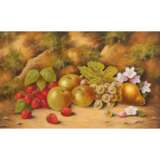 SMITH, JOHN F. (1934) 'Still life of fruit with pear, apples, grapes and strawberries'. - photo 1