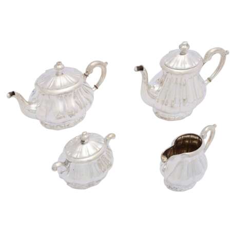 LUTZ & WEISS 4-piece coffee/tea pot, 800 silver, 20th c. - Foto 1