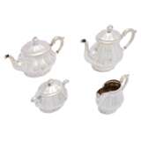 LUTZ & WEISS 4-piece coffee/tea pot, 800 silver, 20th c. - фото 1